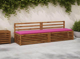2-Piece Bench Cushions SOEST 2 pcs 100% Polyester Pink 949187