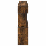 Electric Fireplace Smoked Oak 150 x 21 x 77 cm Engineered wood 8020836