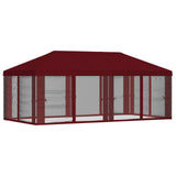 Gazebo Cover with Sidewalls 6 x 3 m Burgundy Polyester 190 900420