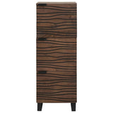 Highboard Brown 40 x 33 x 110 cm Solid mango wood 4018037