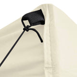 Foldable Tent 3x3 m with 4 Walls Cream 41464