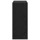 Book Cabinet Black Oak 60 x 30 x 72 cm Engineered Wood 880458