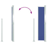 Patio Retractable Side Awning 170x300 cm Blue 48366