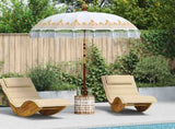 Balinese Parasol Cream 180-190 cm Cotton and solid wood 3356885