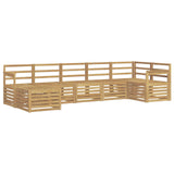 Outdoor Sofa Set 7 pcs White 3392179