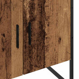 Bathroom Sink Cabinet Old Wood 60x33x60 cm Engineered Wood 857702