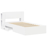 Bed Frame with Storage White 80 x 200 cm Engineered Wood 3433708