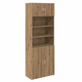 Storage Cabinet Artisan Oak 80 x 42.5 x 225 cm Engineered Wood 3402819