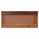 Mirror with Buddha Cladding 110x50 cm Solid Reclaimed Wood 321816