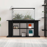 Aquarium Stand Black Oak 120x40x60 cm Engineered Wood 862151