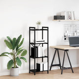 Bookshelf Black Oak 40 x 30 x 119 cm Engineered Wood 868359
