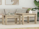Coffee Table Set 2 pcs Sonoma Oak Engineered Wood 8000126