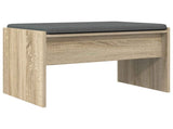 Hall Bench with Cushion Sonoma Oak 63 x 38 x 40 cm 891546