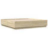 Bed Frame without Mattress Sonoma Oak 200x200 cm 3209676