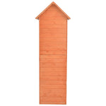ZNTS Garden Storage Shed 71x60x213 cm Wood 170649