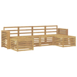Outdoor Sofa Set 6 pcs White 257 x 122.5 x 73 cm 3392279