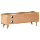 TV Cabinet 115x30x39 cm Solid Acacia Wood 322665