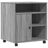 Printer Stand with Wheels Grey Sonoma 60x50x67 cm 840630