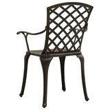Bistro Set Bronze Cast aluminium Medium Durable Bistro Set 3070583