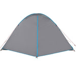 ZNTS Camping Tent Dome 6-Person Blue Waterproof 94413