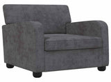 Armchair Dark Grey Chenille 42043444