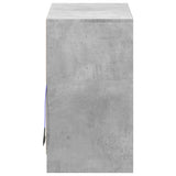 Sideboard with LED Concrete Grey 72x34x61 cm Engineered Wood 852176