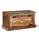 244832 Shoe Storage Bench Solid Reclaimed Wood