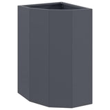 Corner Planter Anthracite 30 x 30 x 50 cm Steel 883677
