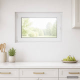 Basement Window RISOR 95 x 55 cm PVC and Glass 42047853