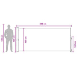 Retractable Side Awning Polyester Rectangular 42035297