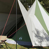 Tipi Tent with Roof Green 510 x 690 x 330 cm Taffeta 42000984
