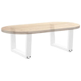 Coffee Table Legs V-Shape 2 pcs White 50x cm Steel 4012609