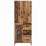 Highboard Old Wood 69.5 x 34 x 180 cm Engineered Wood 3415785