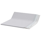 Mattress Topper White 200 x 200 x 6 cm Jaquard Fabric 4106197
