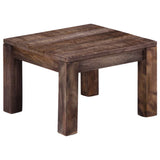 ZNTS Coffee Table 50x50x35 cm Solid Mango Wood 247468