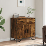 ZNTS Sideboard Smoked Oak 79.5x35.5x74.5 cm Engineered Wood 848546