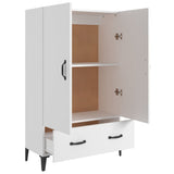 Highboard White Engineered wood Tall Highboard Rectangular 812537