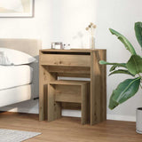Dressing Table Artisan oak 60 x 40 x 75 cm Engineered wood 868871