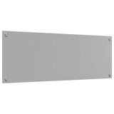 Kitchen Backsplash Light Grey 110 x 40 cm Tempered Glass 42001304