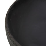 Countertop Basin Grey and Black Oval 59x40x14 cm Ceramic 155107