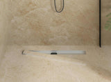 Shower Drain 2-in-1 with 360&deg Siphon Silver 70 cm 42015963
