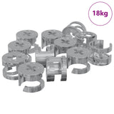 Cam Lock Nuts 4000 pcs Silver Metal 864360