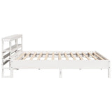 Bed Frame without Mattress White 180x200 cm Super King Solid Wood Pine 3306139
