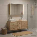 Bathroom Furniture Set 4 pcs Sonoma Oak 3406825
