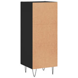 Sideboard Black 34.5x34x90 cm Engineered Wood 828789