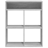 Book Cabinet Grey Sonoma 66x31x80 cm Engineered Wood 860297