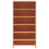 Shoe Cabinet Wax Brown 52x30x104 cm Solid Wood Pine 837393