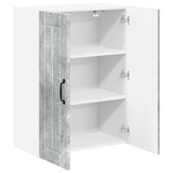 Kitchen Cabinet Concrete Grey 60 x 31 x 80 cm Engineered Wood 885048