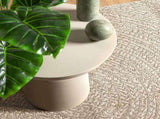 Rug ZIZUR Cream 240x240 cm Jute Look Indoor and Outdoor 4010382