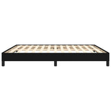 Bed Frame without Mattress Black 180x200 cm Super King Super King Fabric 349829